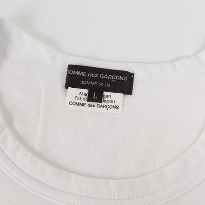 24AW ヘム ランダム パッチワーク バインダーネック Tシャツ (PN-T022)