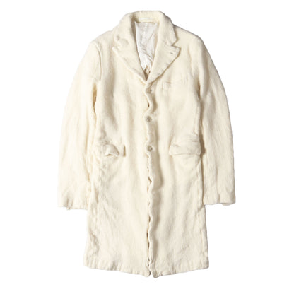 24AW ウール 縮絨 シングルブレスト 3B ロング ジャケット (PN-J042)