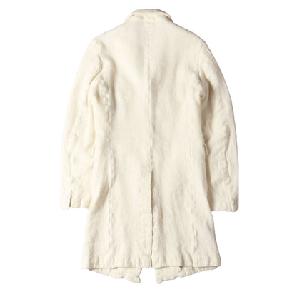 24AW ウール 縮絨 シングルブレスト 3B ロング ジャケット (PN-J042)