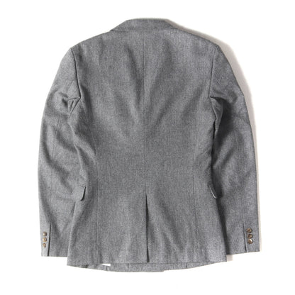 24AW ウール ZIP ダブルブレスト テーラード ジャケット (PN-J048)