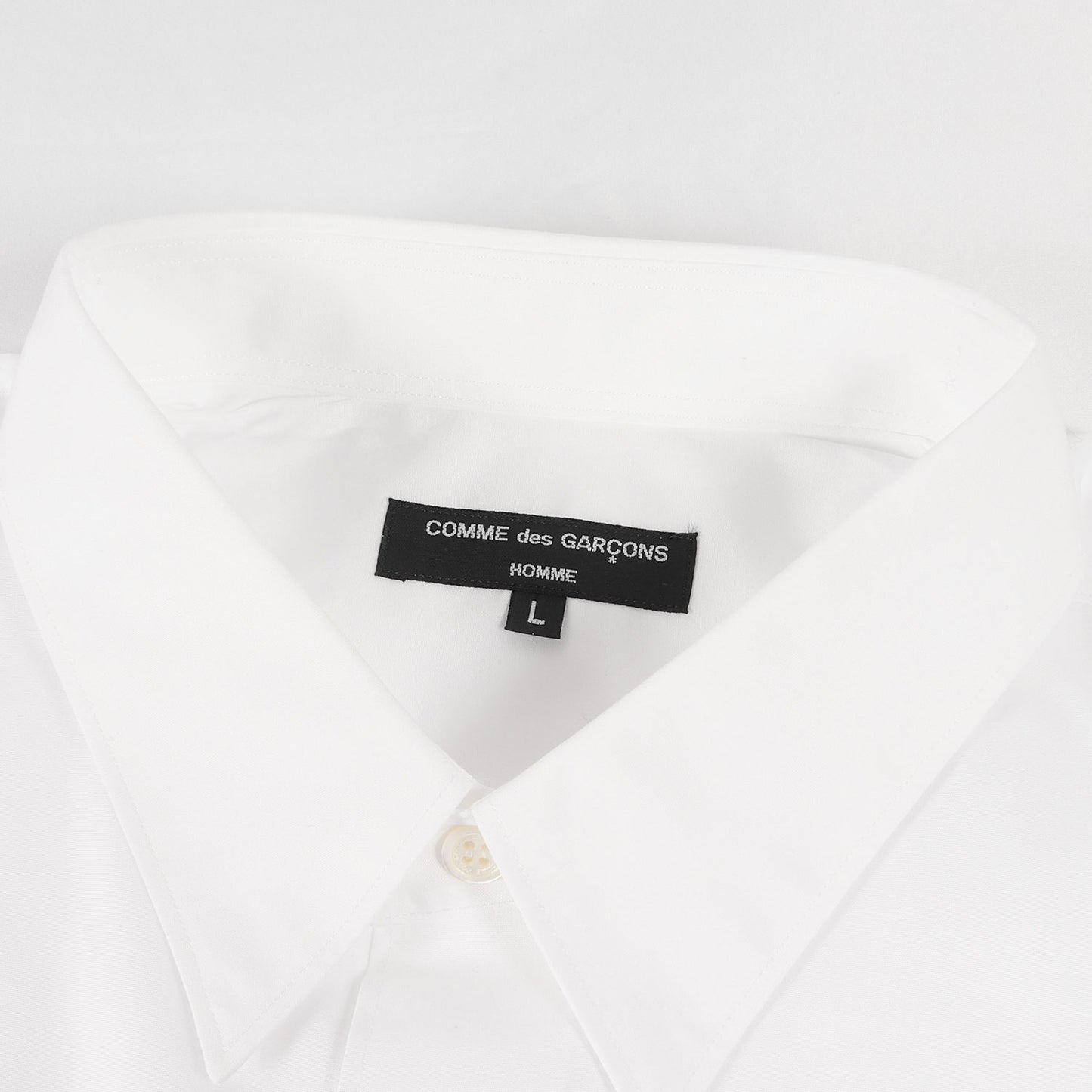 24SS 裾ロゴ オーバーサイズ コットンブロード 半袖シャツ (HM-B103)