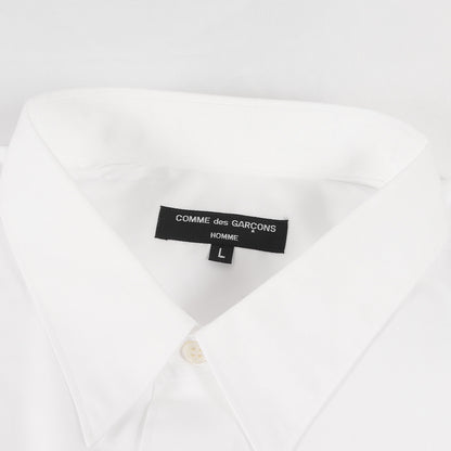 24SS 裾ロゴ オーバーサイズ コットンブロード 半袖シャツ (HM-B103)