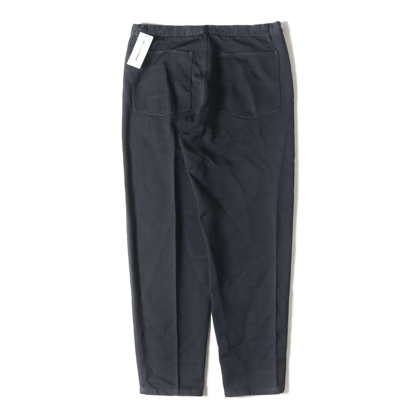 24AW Freedom ロゴ ジャガード エステル 縮絨 パンツ (FN-P503) / ジッパーフライ