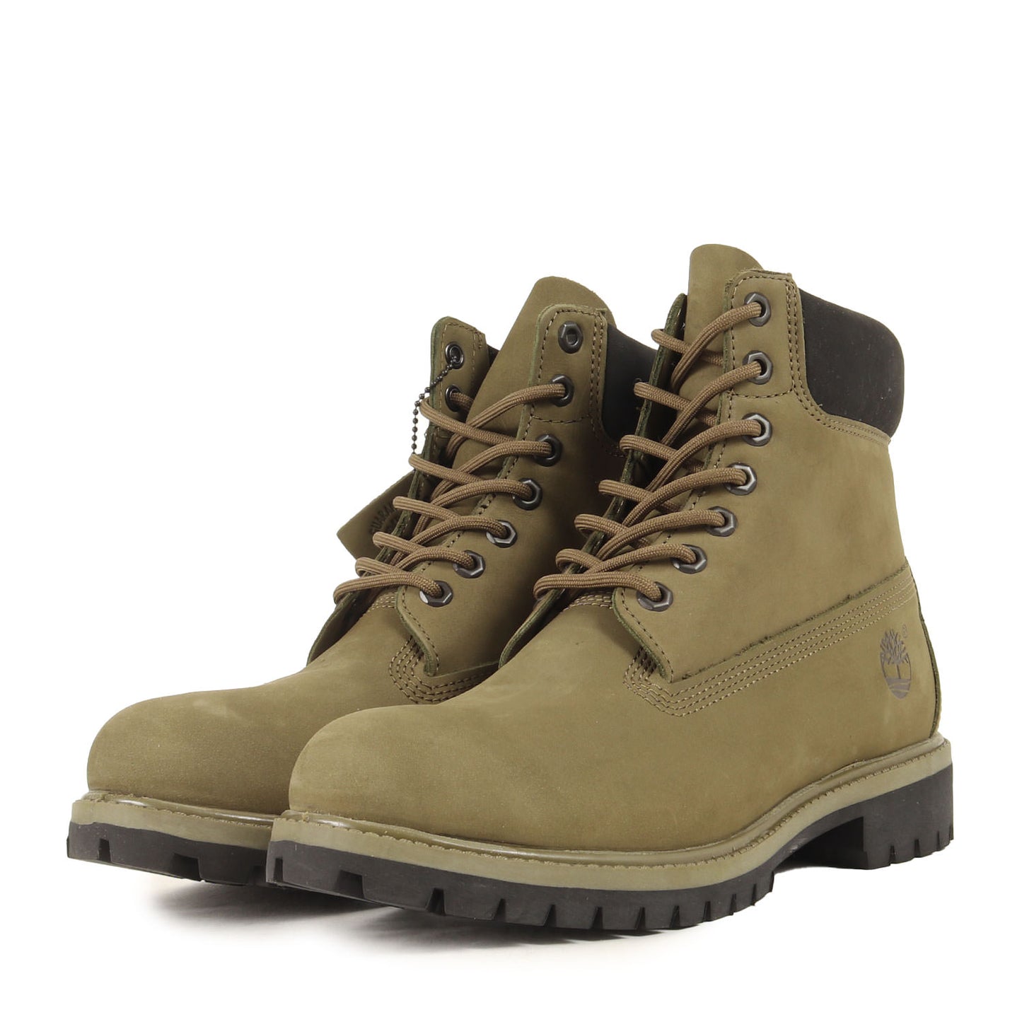 6インチ プレミアム オリーブ ヌバック レザー ブーツ (6-inch Premium Boots 0A2P6W)