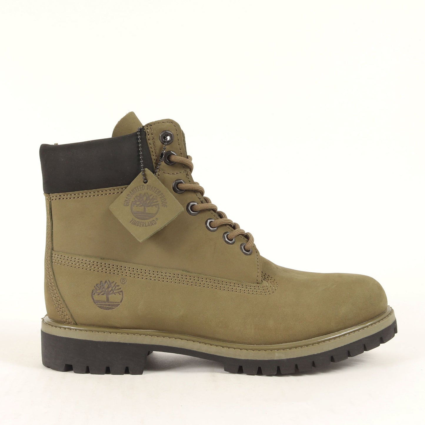 6インチ プレミアム オリーブ ヌバック レザー ブーツ (6-inch Premium Boots 0A2P6W)