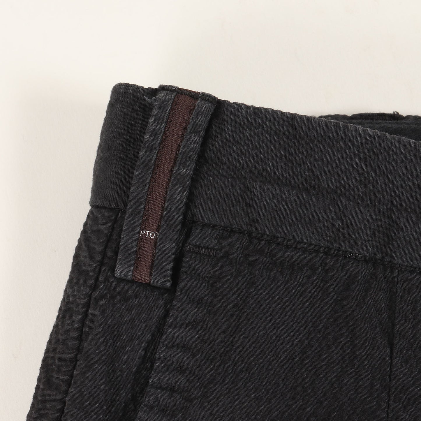 ツータック ストレッチ シアサッカー スラックス パンツ (COHT22 SR18) / PREPPY FIT