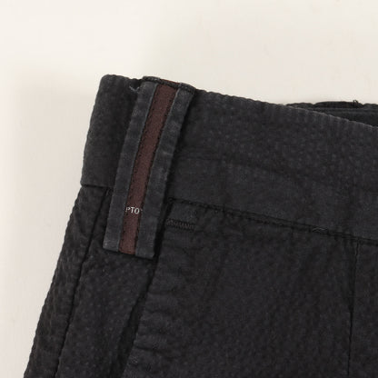 ツータック ストレッチ シアサッカー スラックス パンツ (COHT22 SR18) / PREPPY FIT