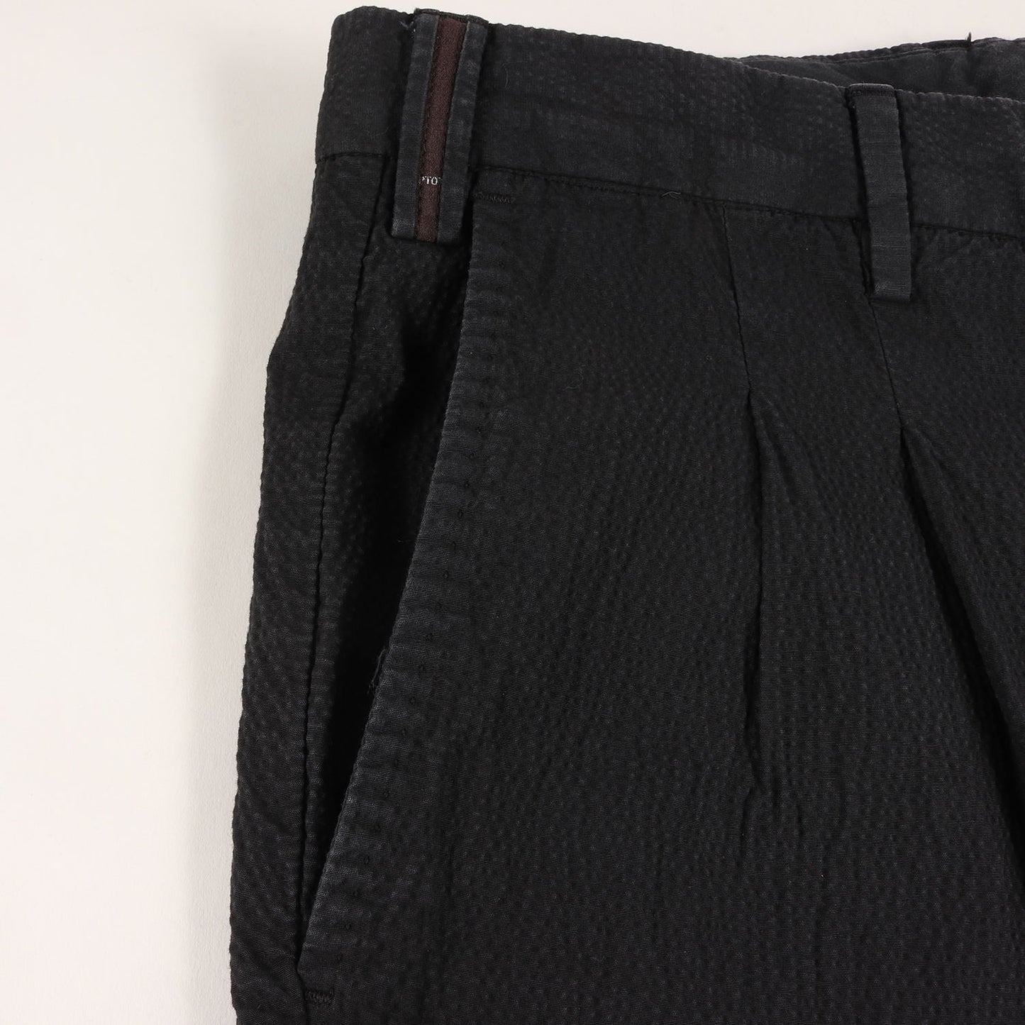 ツータック ストレッチ シアサッカー スラックス パンツ (COHT22 SR18) / PREPPY FIT