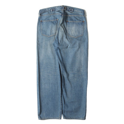 24AW ヴィンテージ ウォッシュド加工 セルビッジ デニム パンツ (No.2 Washed Denim Pants AP-4008)