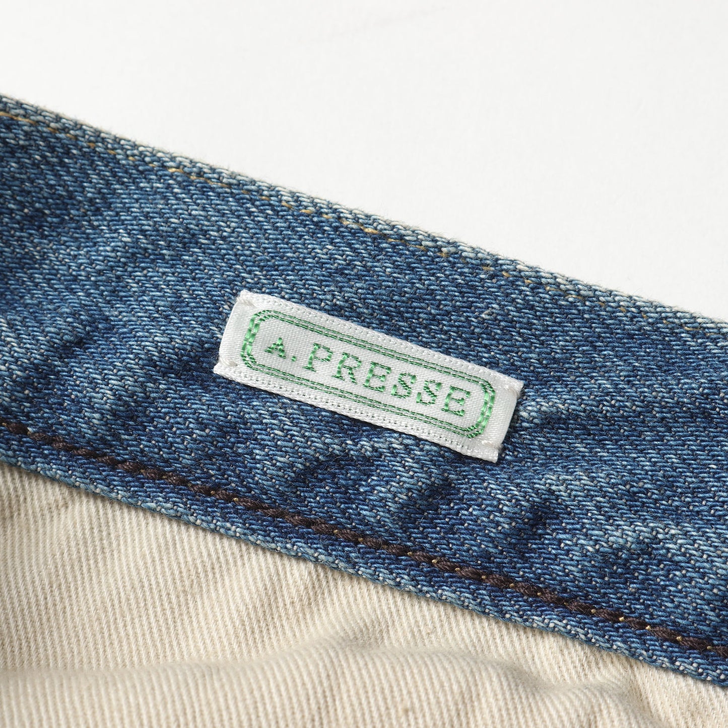 24AW ヴィンテージ ウォッシュド加工 セルビッジ デニム パンツ (No.2 Washed Denim Pants AP-4008)