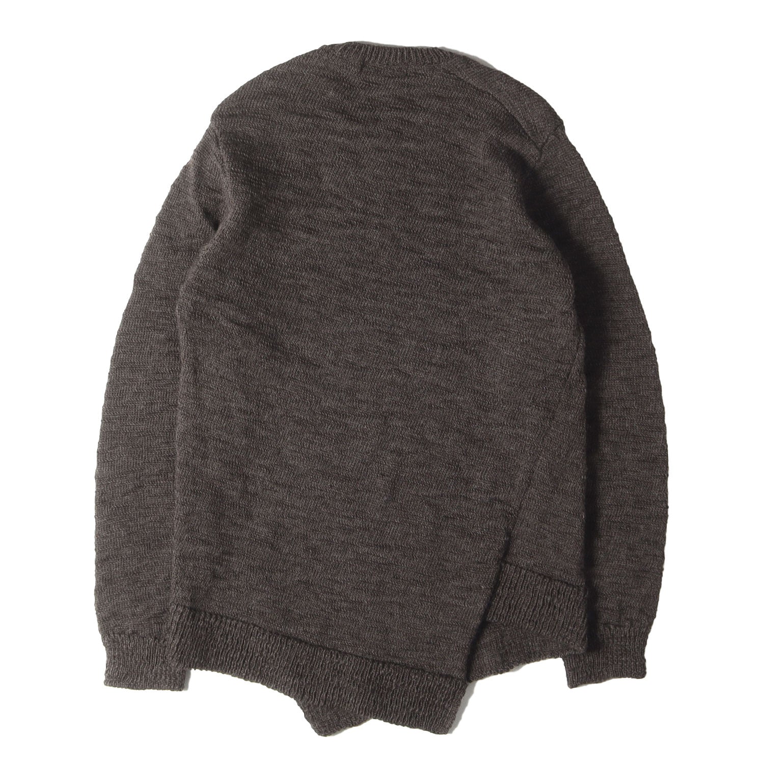 【カシミヤ混】コムデギャルソンオム ニットジャケット グレー エルボーパッチ カシミヤ混】コムデギャルソンオム ニットジャケット グレー