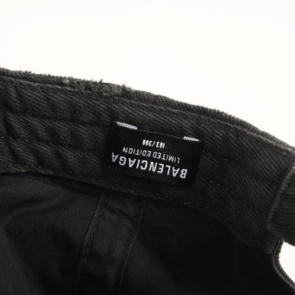 21SS × Rammstein デストロイ加工 ベースボール キャップ (670765 410B2) / LIMITED EDTION 108/300