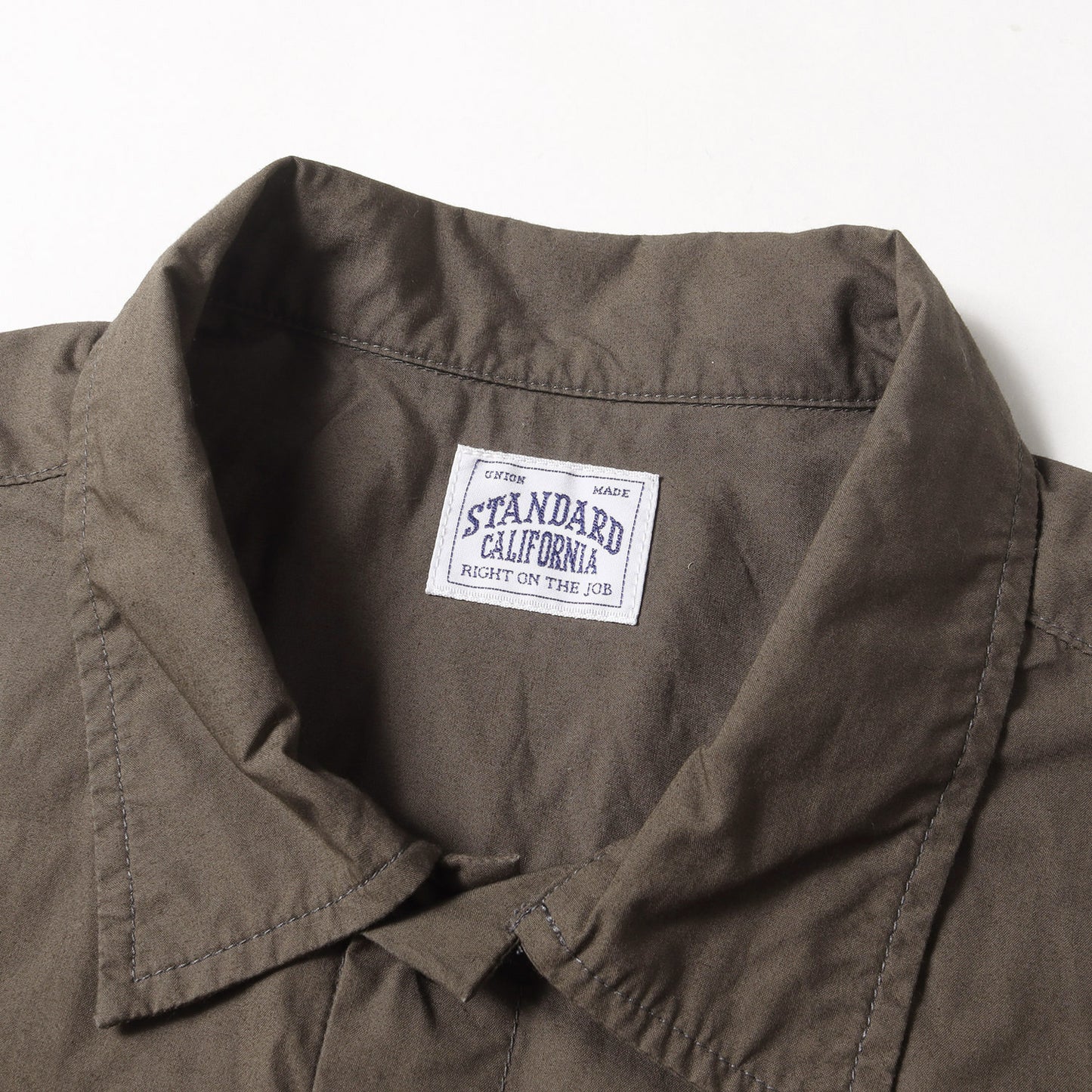22SS オーバル ロゴ パッチ 半袖 ワーク シャツ (SD Oval Logo Patch Work Shirt Short Sleeve)