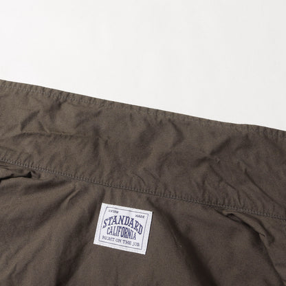 22SS オーバル ロゴ パッチ 半袖 ワーク シャツ (SD Oval Logo Patch Work Shirt Short Sleeve)