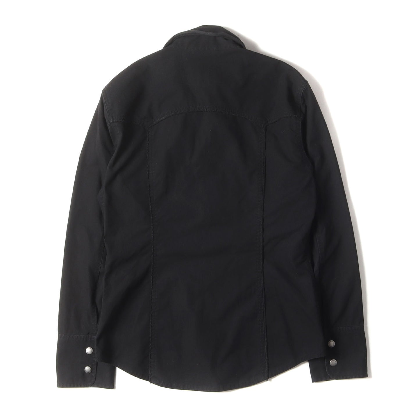 ワイヤー入りカラー コットン シャツ