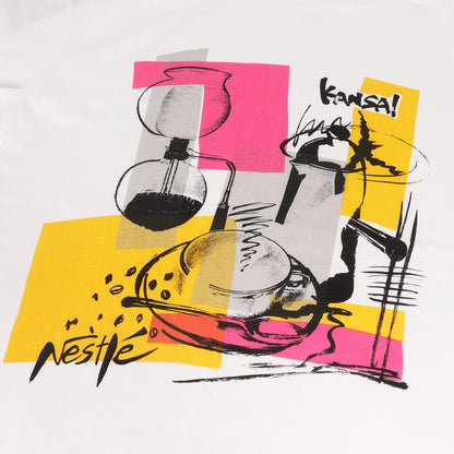 80s × Nestle グラフィック ロゴ Tシャツ