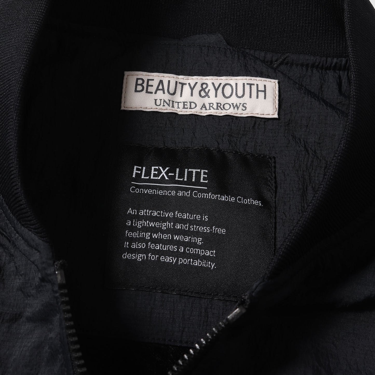 24AW ナイロン ブルゾン (Blouson 1225-199-0143) / BEAUTY&YOUTH FLEX-LITE