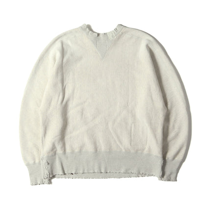 25SS × New Manual × Champion ヴィンテージ加工 リバースウィーブ スウェット (SWEATSHIRT C8-B027) / MADE IN JAPAN
