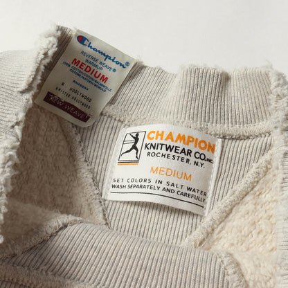 25SS × New Manual × Champion ヴィンテージ加工 リバースウィーブ スウェット (SWEATSHIRT C8-B027) / MADE IN JAPAN