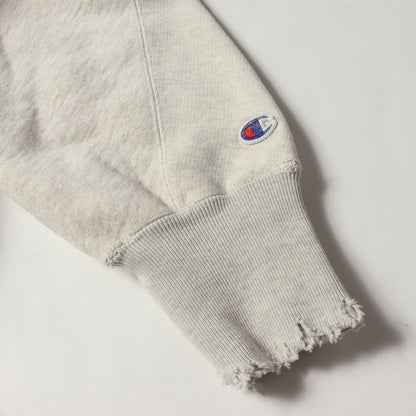 25SS × New Manual × Champion ヴィンテージ加工 リバースウィーブ スウェット (SWEATSHIRT C8-B027) / MADE IN JAPAN