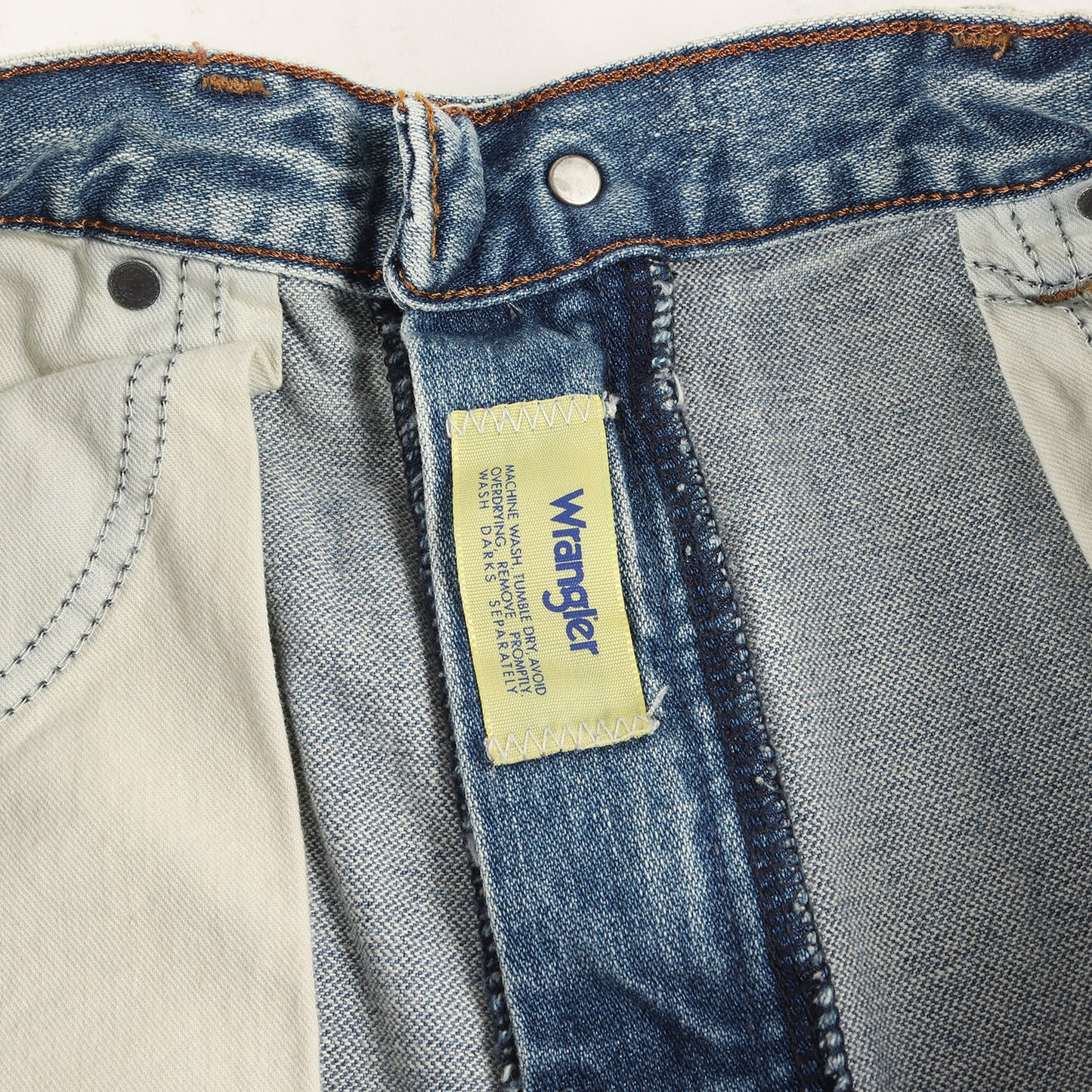 24SS × Wrangler ヴィンテージ加工 スリムストレート デニム パンツ (DENIM PANTS 6241-WR02-020 pieces)