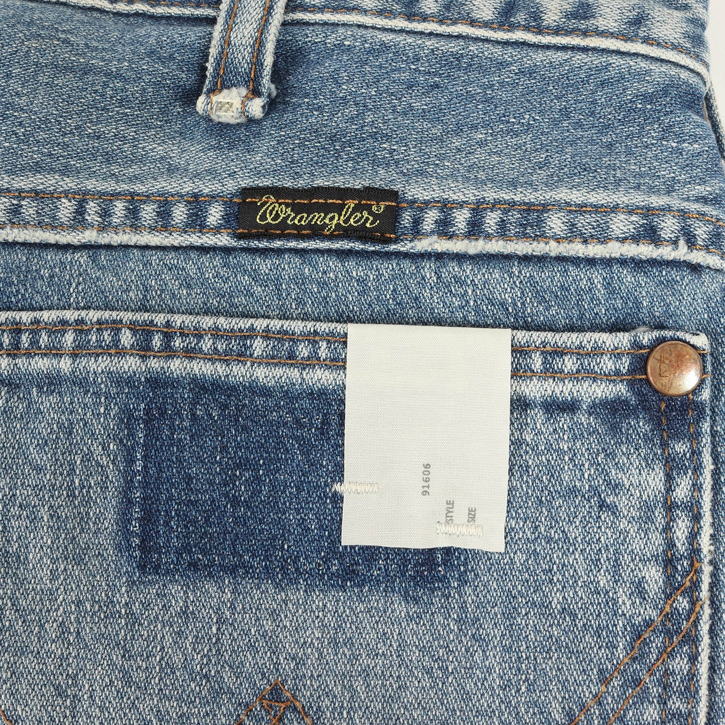 24SS × Wrangler ヴィンテージ加工 スリムストレート デニム パンツ (DENIM PANTS 6241-WR02-020 pieces)