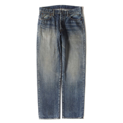 24AW ヴィンテージ加工 ストレート デニム パンツ (L.Straight 5pocket USD 2410-1002) / ボタンフライ
