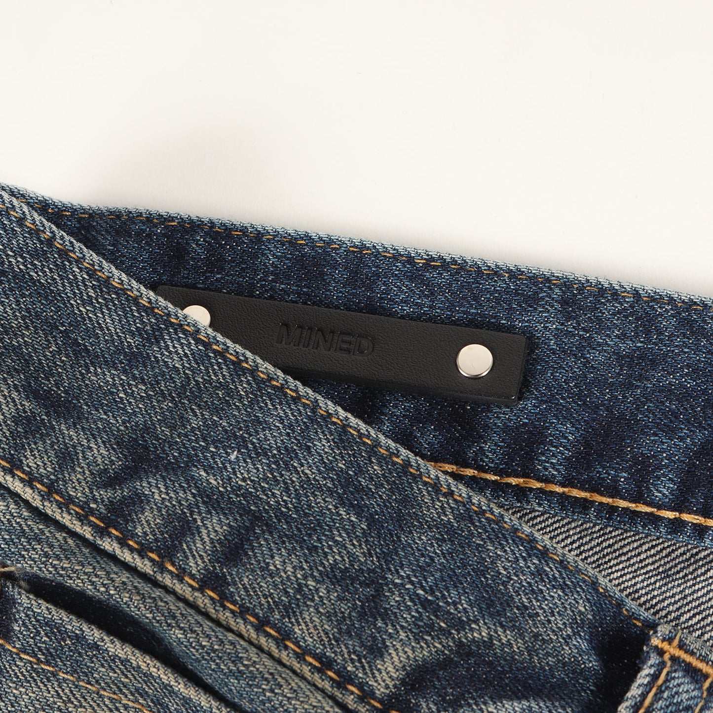24AW ヴィンテージ加工 ストレート デニム パンツ (L.Straight 5pocket USD 2410-1002) / ボタンフライ