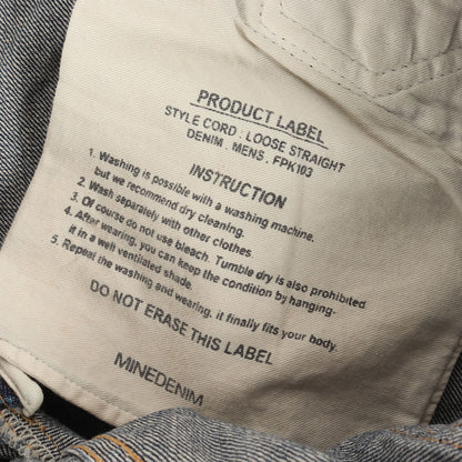 24AW ヴィンテージ加工 ストレート デニム パンツ (L.Straight 5pocket USD 2410-1002) / ボタンフライ