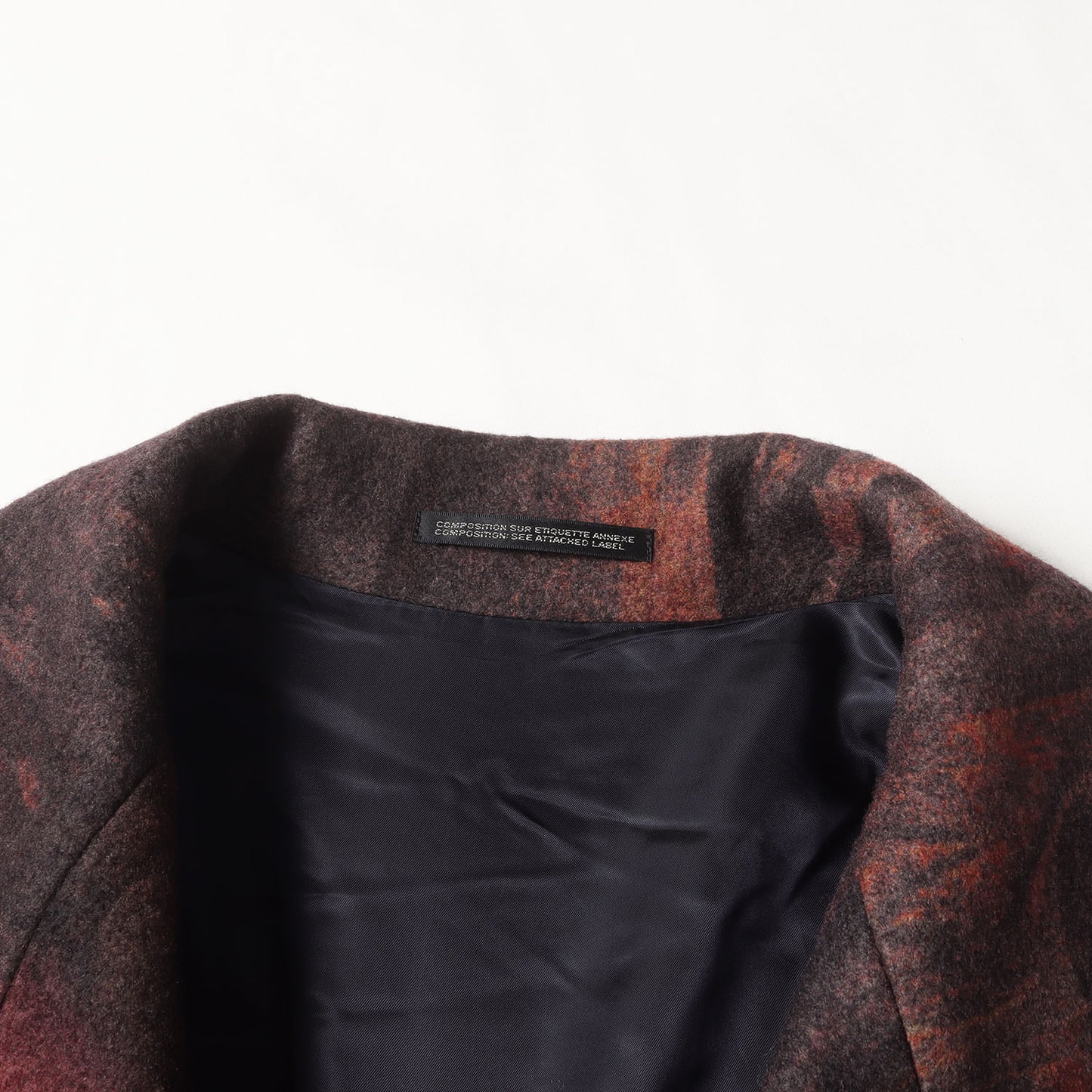 22AW × ZDZISLAW BEKSINSKI ダブルブレスト コート (脇タブ付きダブルCT HE-C16-823) / pour homme