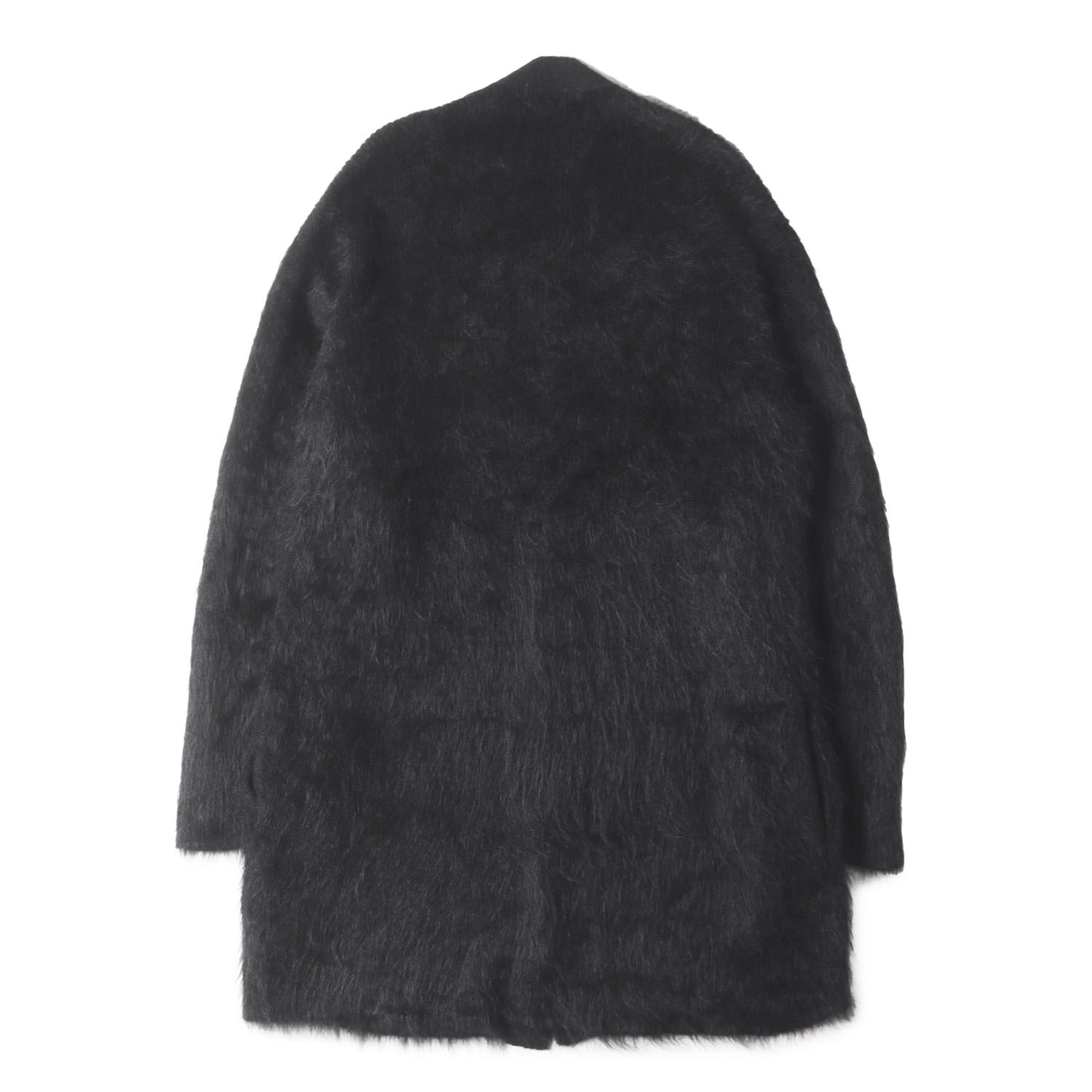 22AW シャギー モヘア Vネック ロング カーディガン (10G HALF CARDIGAN FUR FINISH LONG CARDIGAN HE-K71-190) / POUR HOMME
