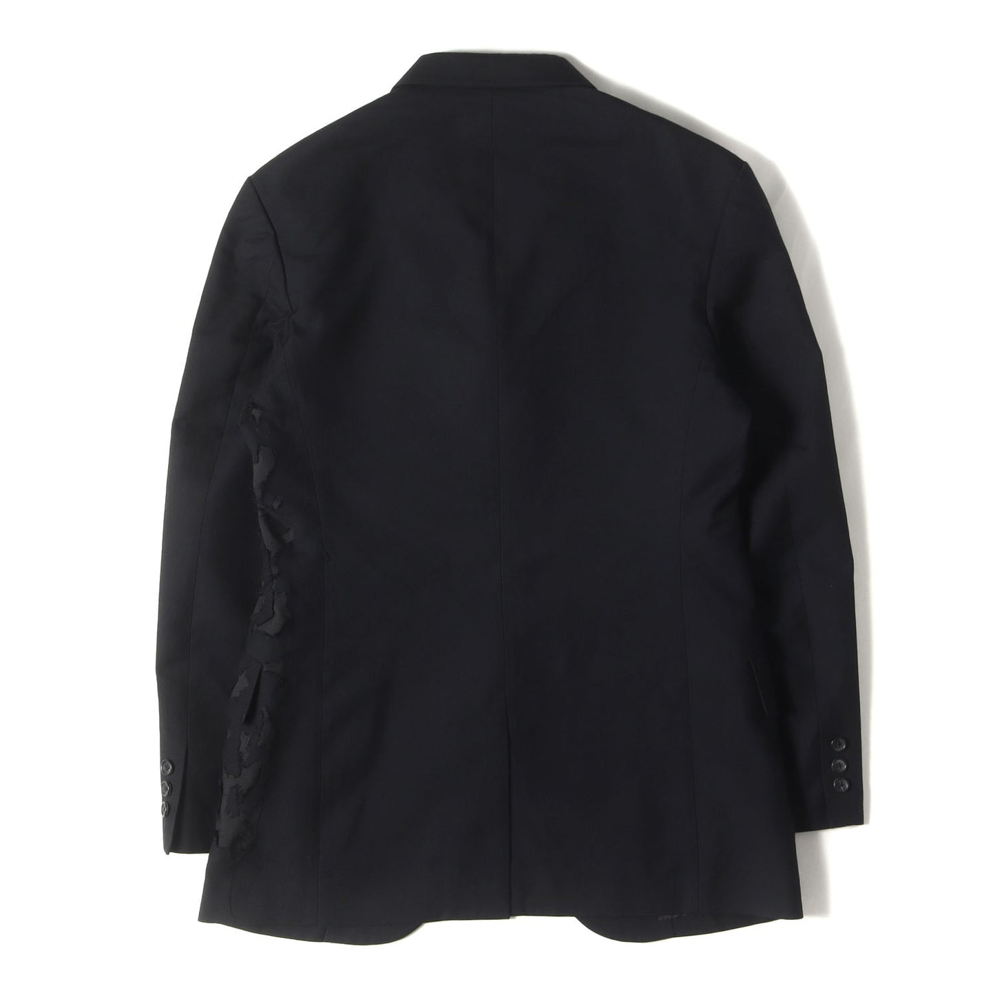 22AW ヒョウ柄 セパレート ピークド 3B テーラード (HE-J42-119) / POUR HOMME