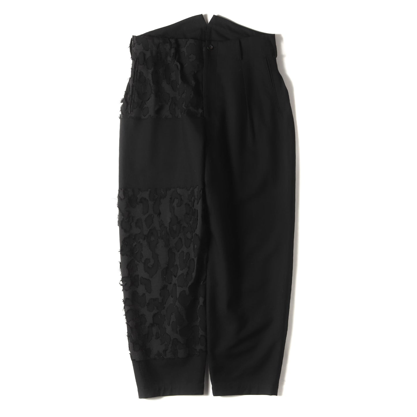 22AW ヒョウ オパール柄 スラックス パンツ (HE-P72-119) / POUR HOMME