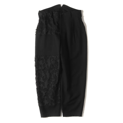 22AW ヒョウ オパール柄 スラックス パンツ (HE-P72-119) / POUR HOMME