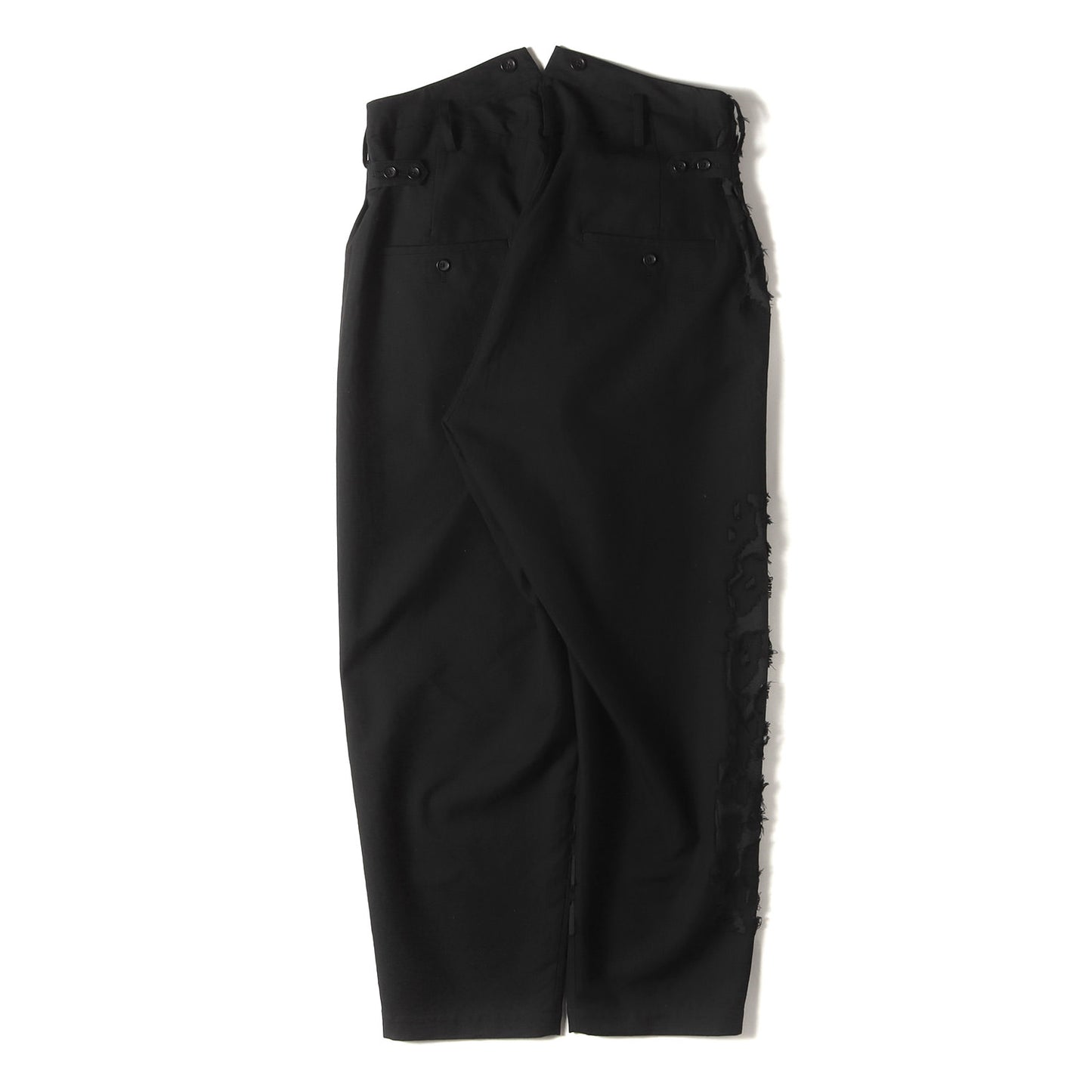 22AW ヒョウ オパール柄 スラックス パンツ (HE-P72-119) / POUR HOMME