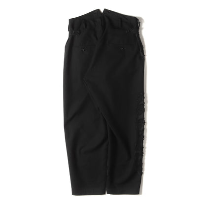 22AW ヒョウ オパール柄 スラックス パンツ (HE-P72-119) / POUR HOMME