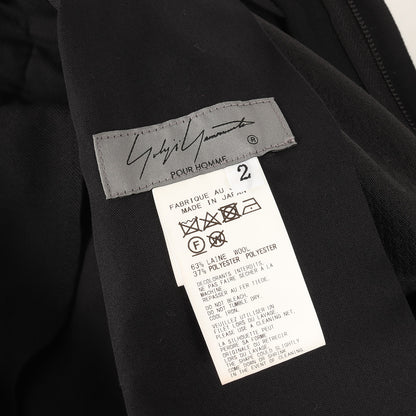 22AW ヒョウ オパール柄 スラックス パンツ (HE-P72-119) / POUR HOMME