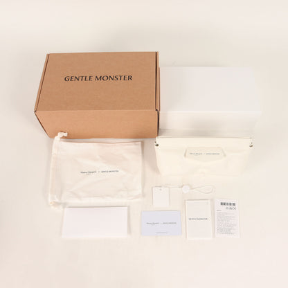 24SS × GENTLE MONSTER ゴーグルシェイプ サングラス (MM104-01) / MM8