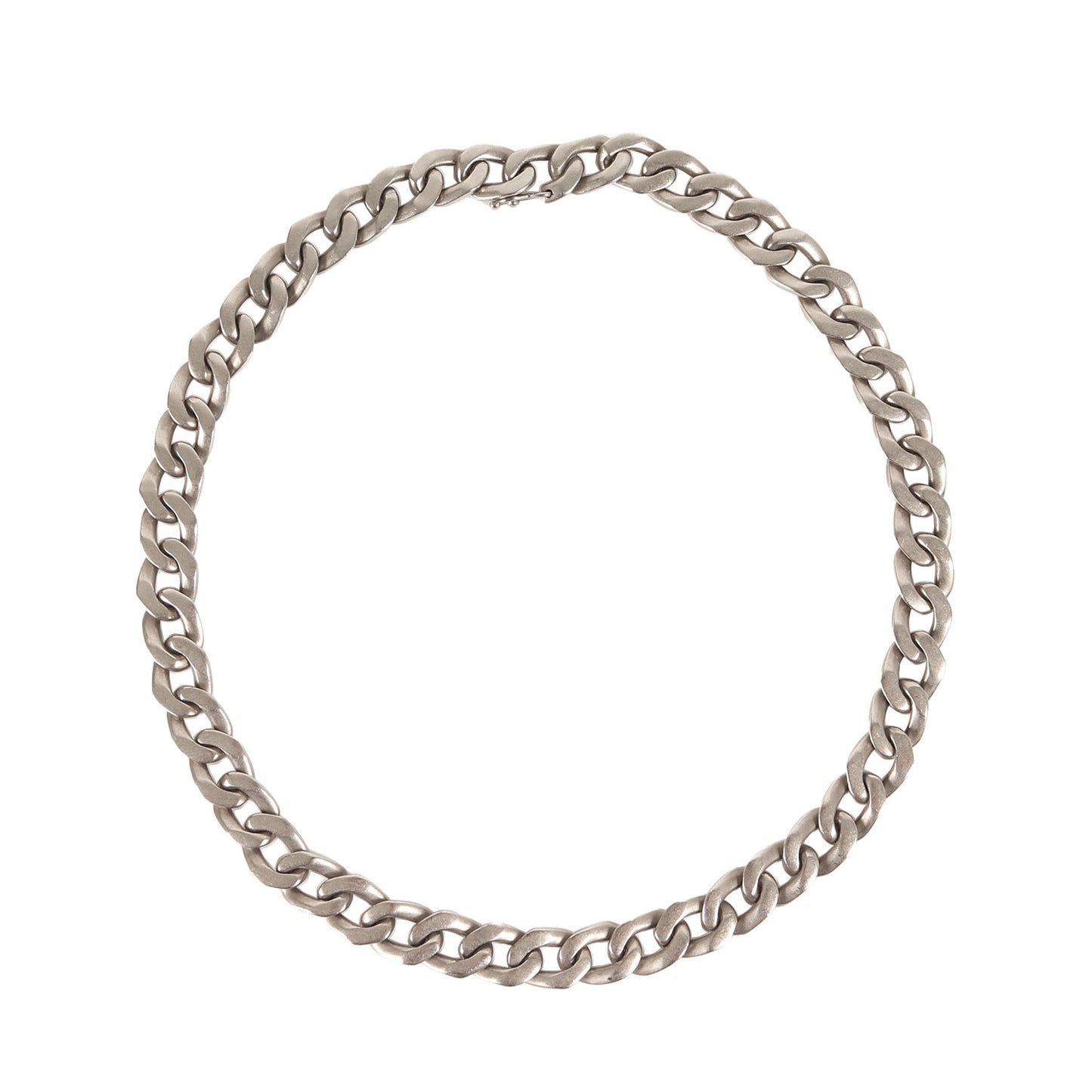 インターロッキング チャンキー チェーンネックレス / Ag925