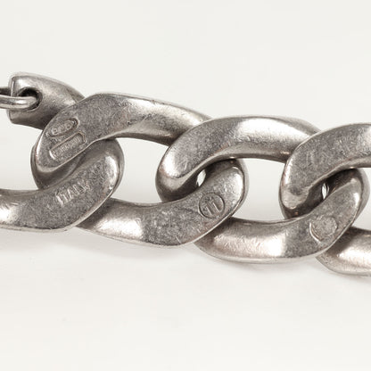 インターロッキング チャンキー チェーンネックレス / Ag925