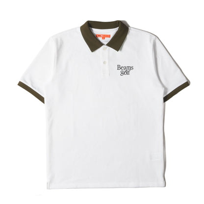 24SS 襟裏ジャカード フラワーロゴ ポロシャツ (82-02-0103-444) / ORANGE LABEL MADE IN JAPAN GOLF