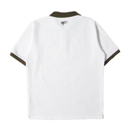 24SS 襟裏ジャカード フラワーロゴ ポロシャツ (82-02-0103-444) / ORANGE LABEL MADE IN JAPAN GOLF