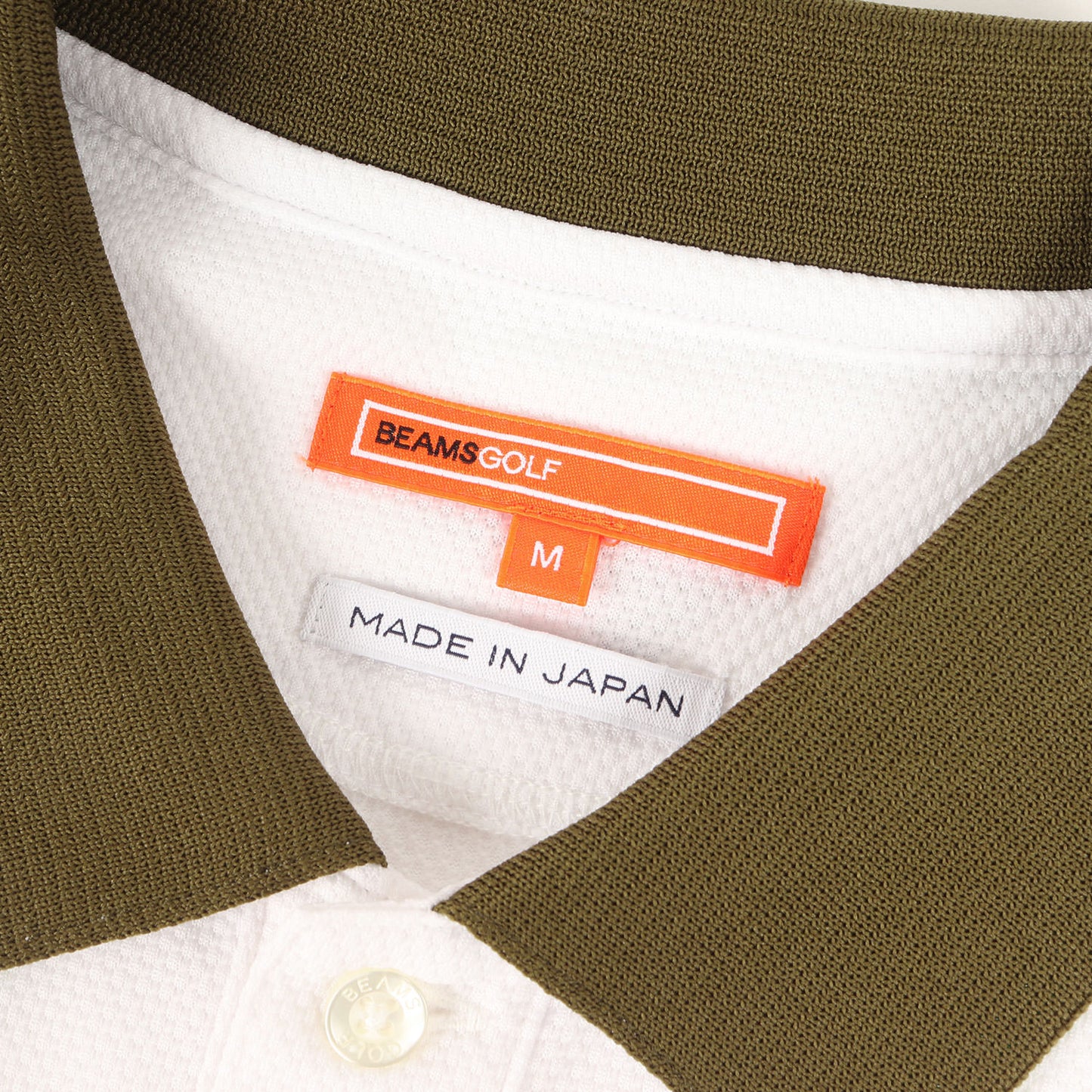 24SS 襟裏ジャカード フラワーロゴ ポロシャツ (82-02-0103-444) / ORANGE LABEL MADE IN JAPAN GOLF