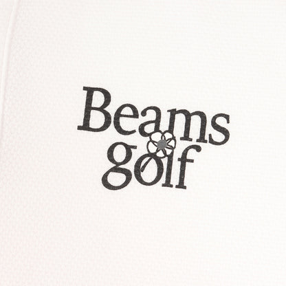 24SS 襟裏ジャカード フラワーロゴ ポロシャツ (82-02-0103-444) / ORANGE LABEL MADE IN JAPAN GOLF