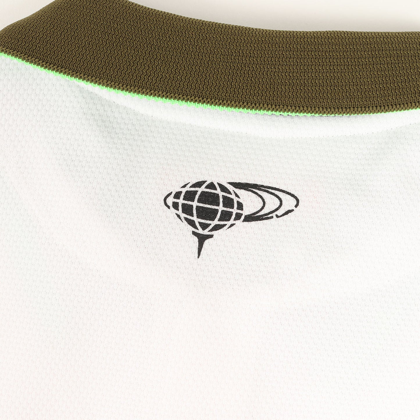 24SS 襟裏ジャカード フラワーロゴ ポロシャツ (82-02-0103-444) / ORANGE LABEL MADE IN JAPAN GOLF