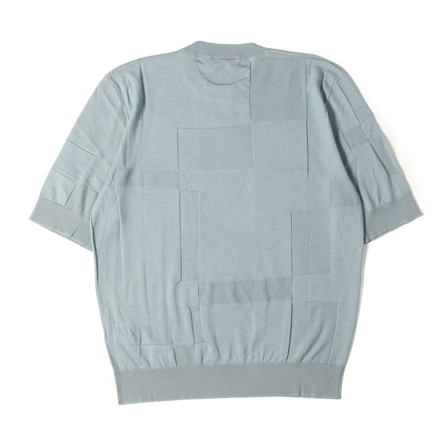 25SS ジャガード 半袖 ニット (Calques en H crewneck sweater H557060HA) / カルク・アン・H