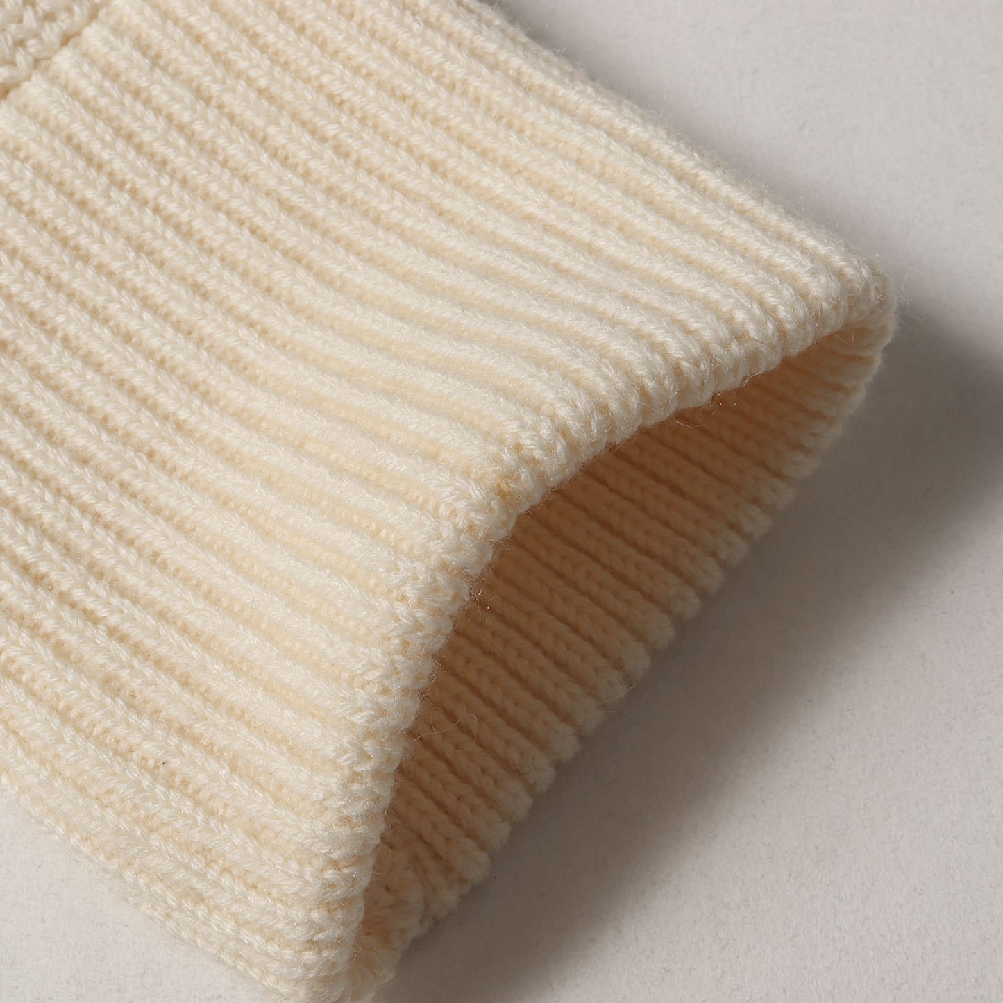 WEB限定色 ウール リブ ジップ ドライバーズ ニット (133531001)