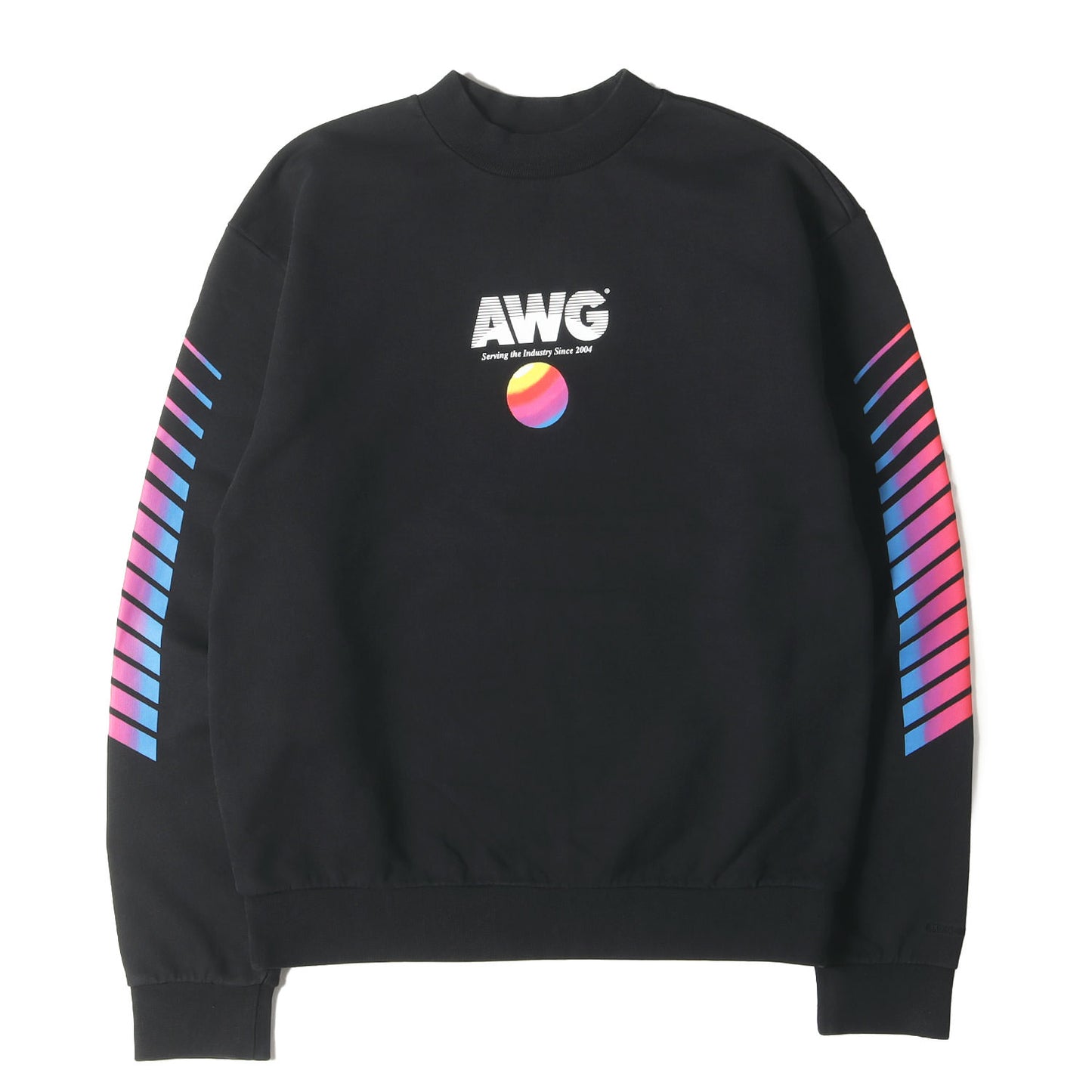 グラフィック ロゴ モックネック スウェット / 裏毛