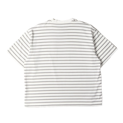 ボーダー ワイド クルーネック Tシャツ (WIDE CREWNECK PULLOVER SHORTSLEEVE OR-C0226 MER) /