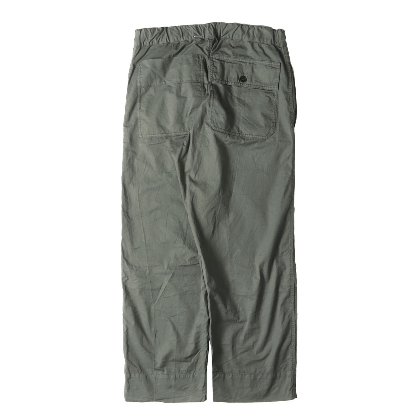 24SS スーパーファイン コットン ツイル イージー パンツ (SUPERFINE COTTON TWILL 596-4140509)